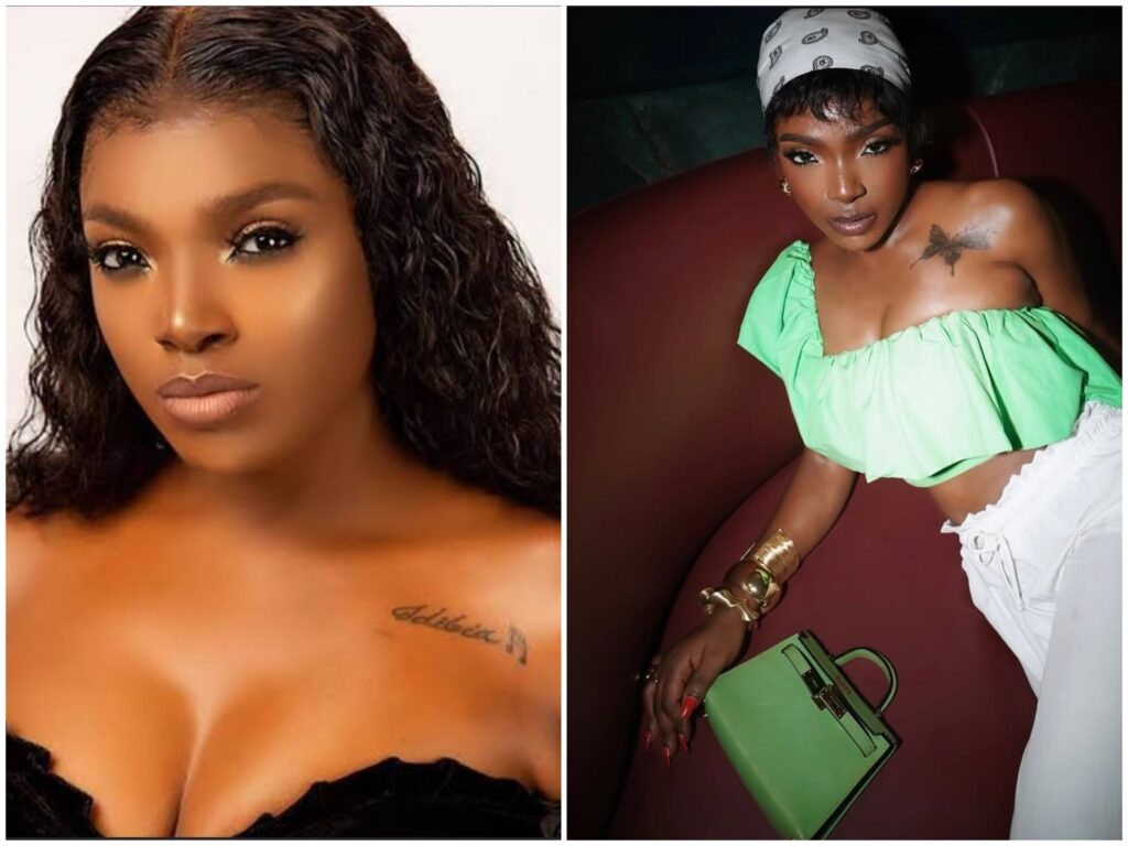 Annie Idibia tattoo