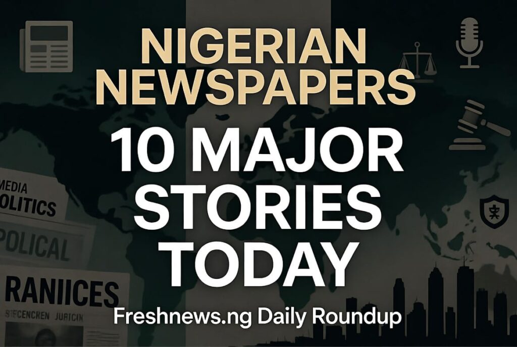 Freshnews Newspaper headlines