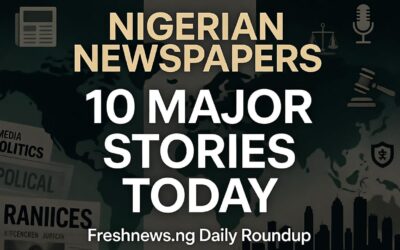 Freshnews Newspaper headlines