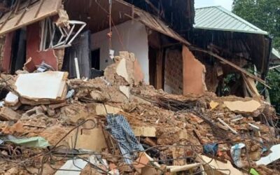 Hostel collapses