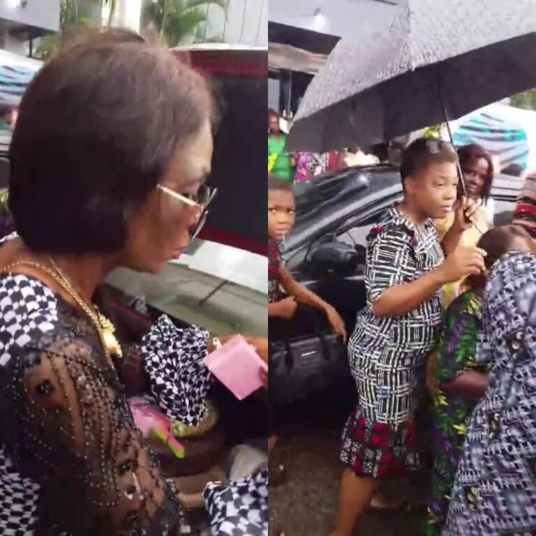 Shock As Woman Is Locked Out Of Mother’s Funeral Reception By Siblings Over ₦2.5m Hall Fee (Video)