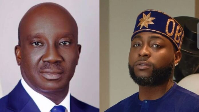 Davido speaking about his feud with Governor Monday Okpebholo